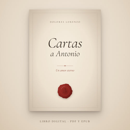 Cubierta de Cartas a Antonio. Libro digital en PDF y EPUB